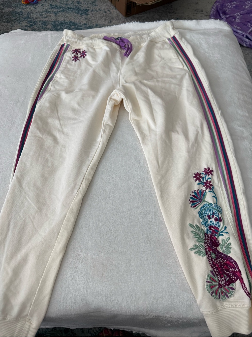 Johnny Was Bee Active Relaxed Jogger Size Large D80